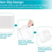 25 PCS Clear Plastic Drawer Organizers Set, 4-Size Versatile NEW