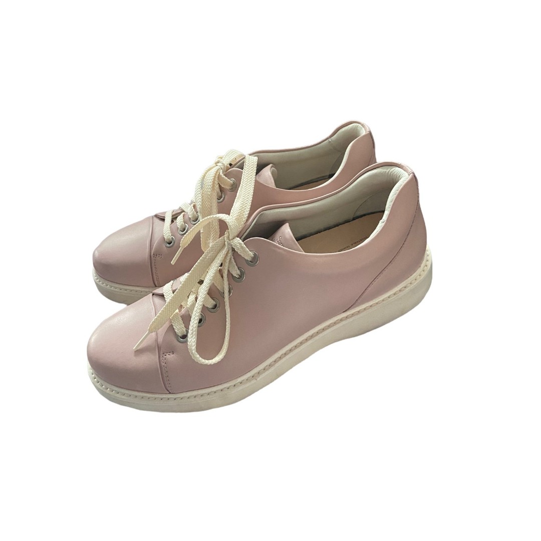 Samuel Hubbard light pink Fast For Her size 7 leather sneakers. Comes with extra