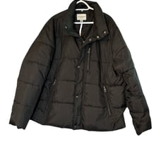 Cole Haan Black Puffer Jacket Coat - Plus Size - Size Men’s XXL - NO HOOD