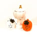 Pumpkin Candle & Pumpkins Set