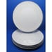 Noritake Whitebrook White 10 1/2 Dinner Plates Bundle of 4