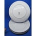 Noritake Whitebrook White 10 1/2 Dinner Plates Bundle of 4