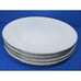 Noritake Whitebrook White 10 1/2 Dinner Plates Bundle of 4