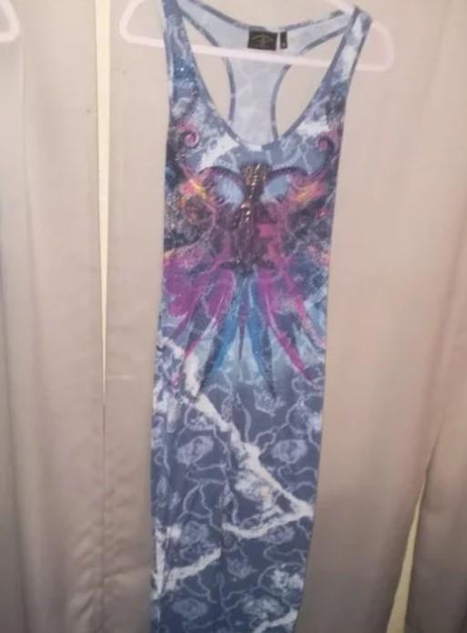 Christian Audigier Maxi Dress XS