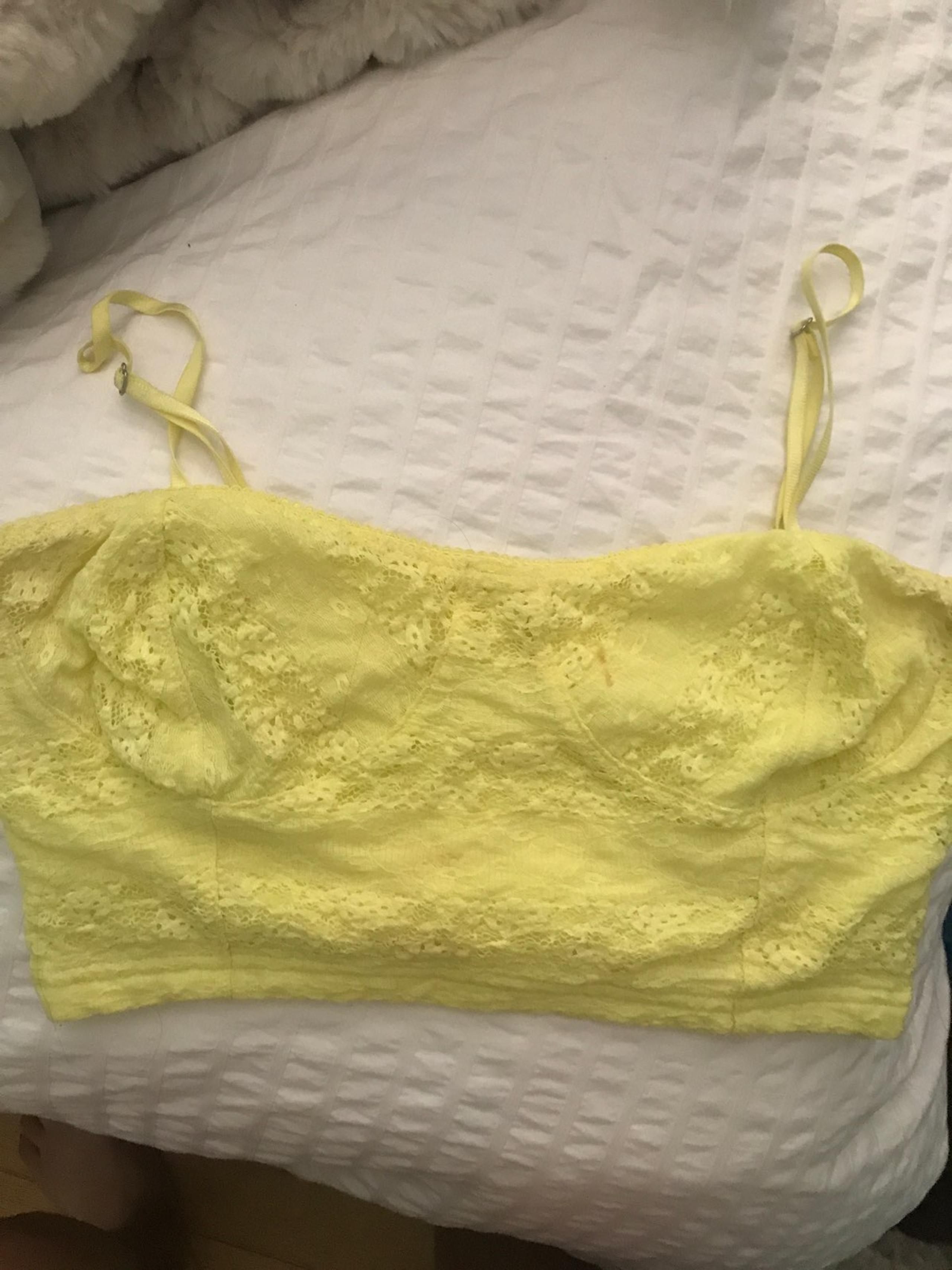 Frenchi Yellow Bralette