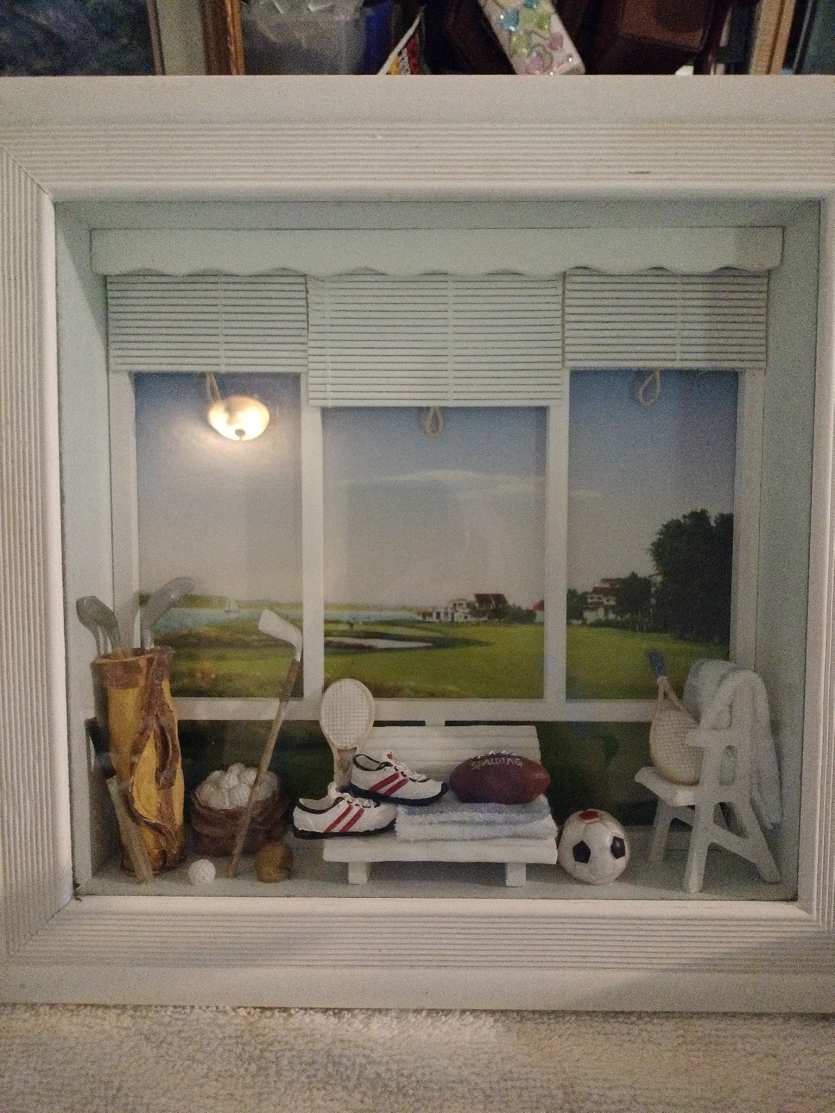 Sports shadow box