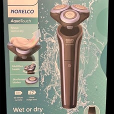 Philips Norelco AquaTouch Wet and Dry Electric Shaver - 5000 Black/Blue New