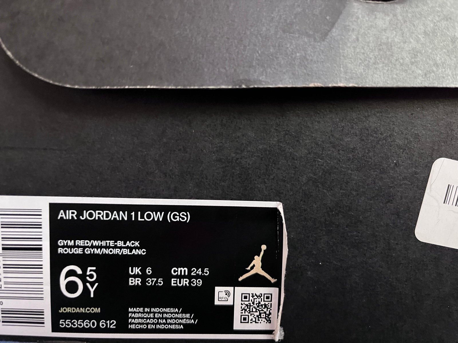 Jordan one low bread toe