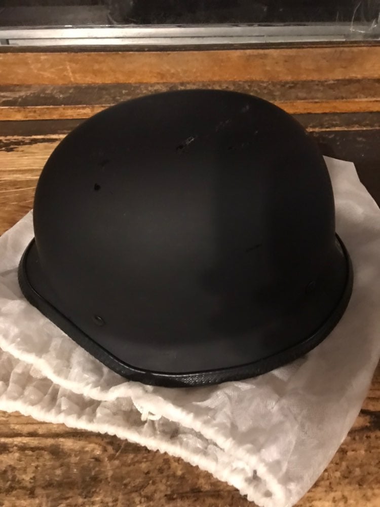 Motorcycle Helmet German Style DOT