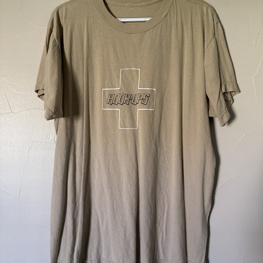 Vintage 90s Hook Ups Skateboard T Shirt Rare XL Jeremy Klein