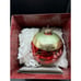 NEW Hallmark Keepsake Crown Reflections White Poinsettias Glass Ornament -10D