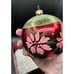 NEW Hallmark Keepsake Crown Reflections White Poinsettias Glass Ornament -10D