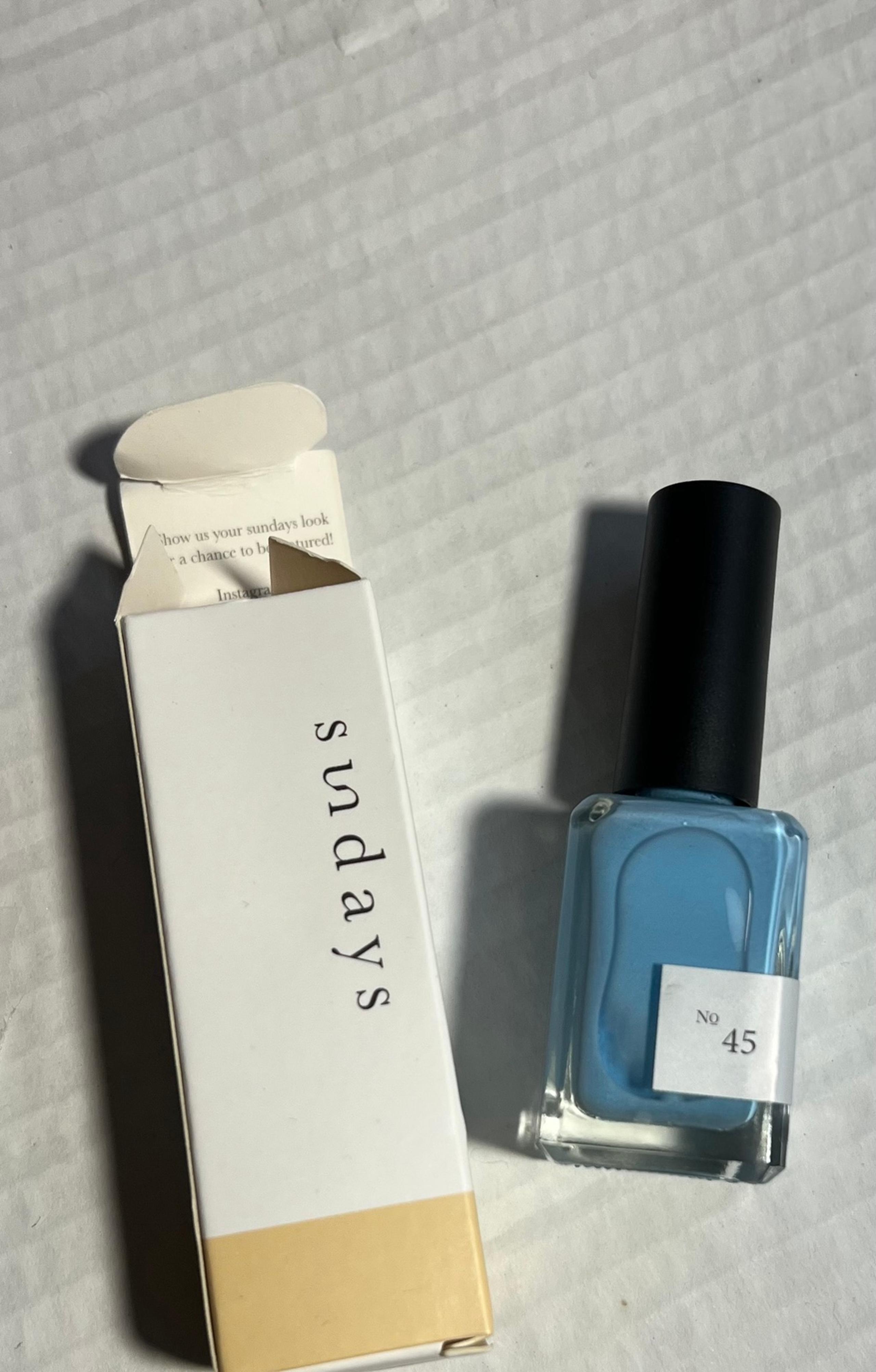 Sundays no 45 Vegan Nail Polish Sky Blue