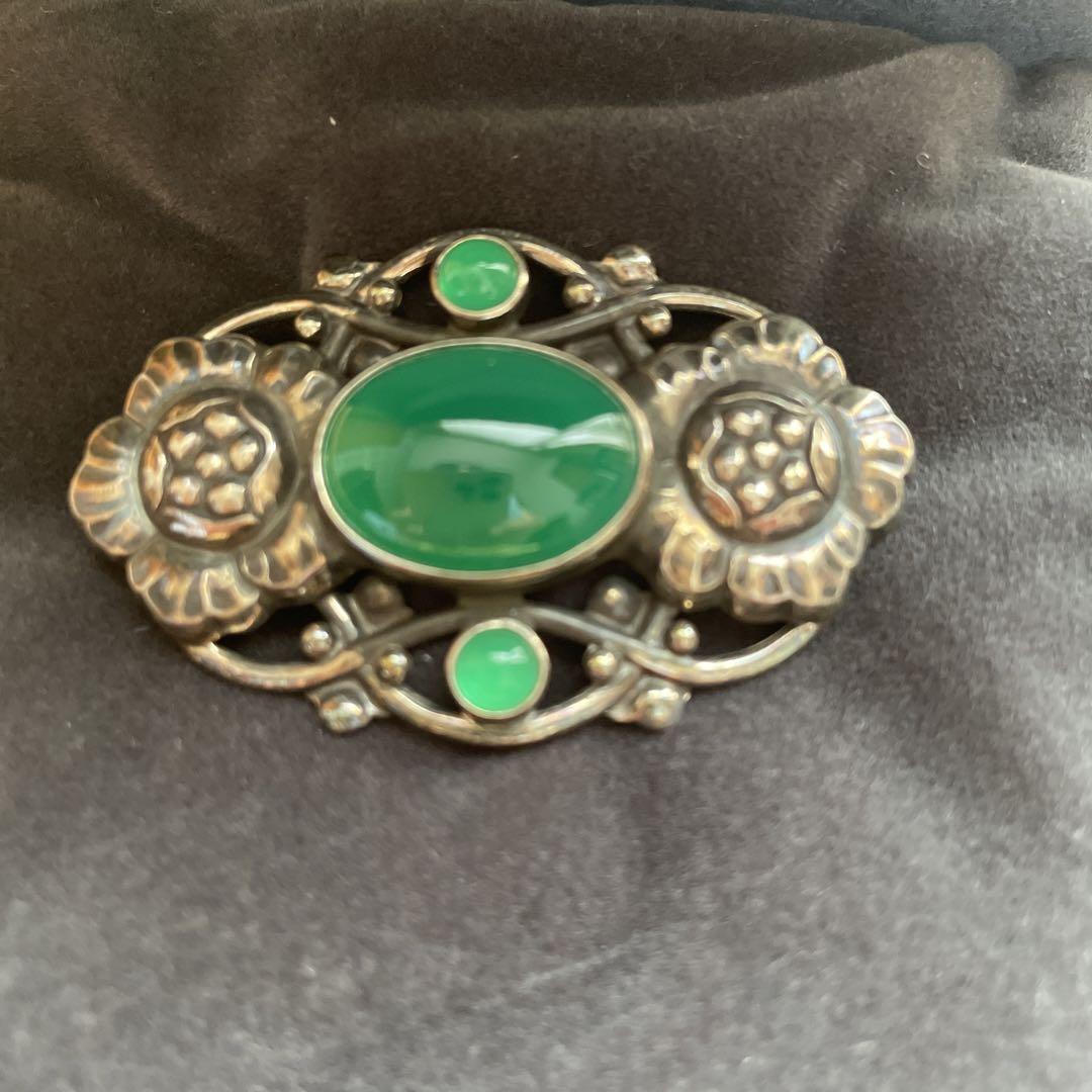 Ultra rare mint condition Georg Jensen large brooch 89, price without box.