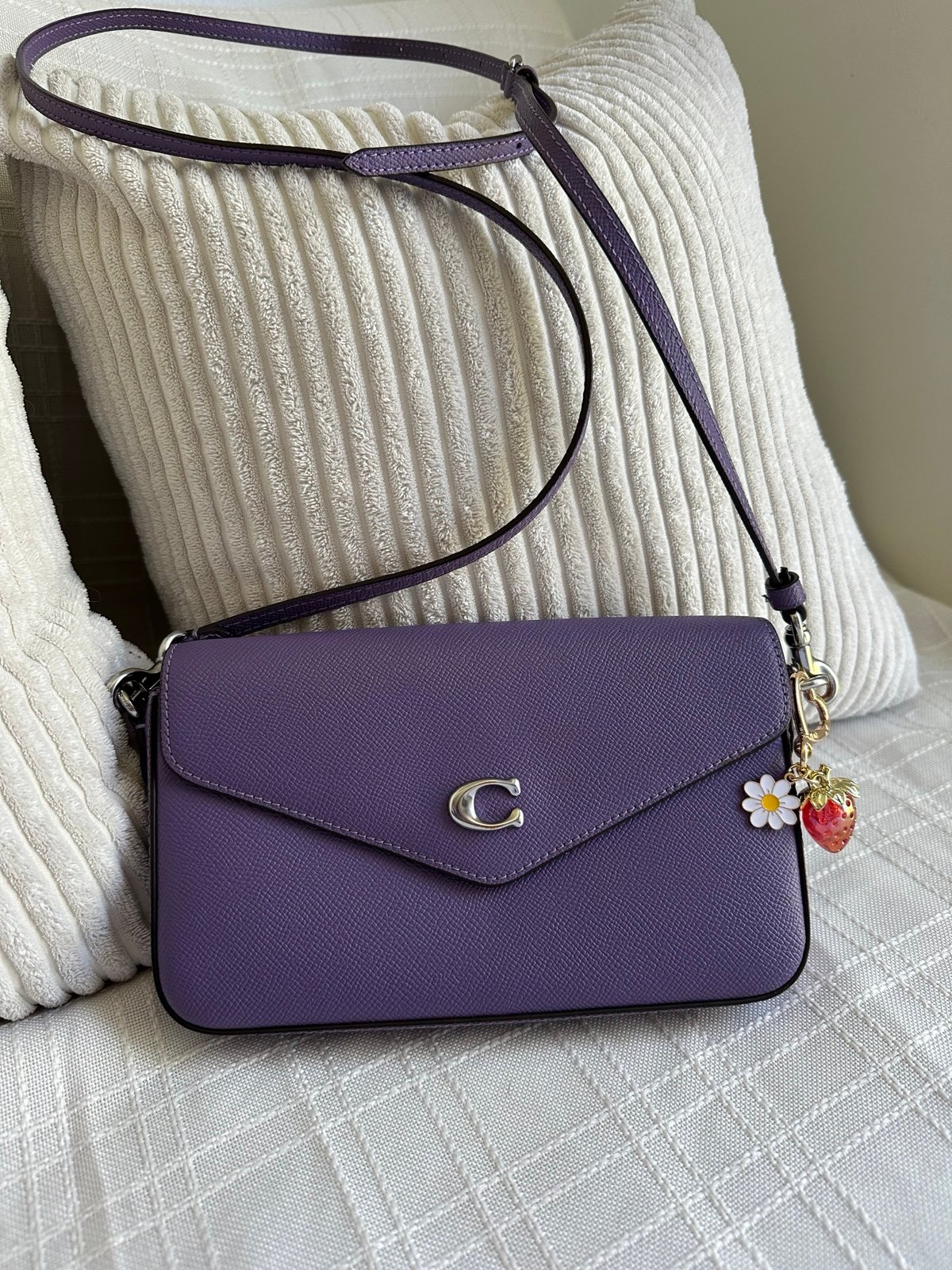 Purple Wyn Coach Crossbody