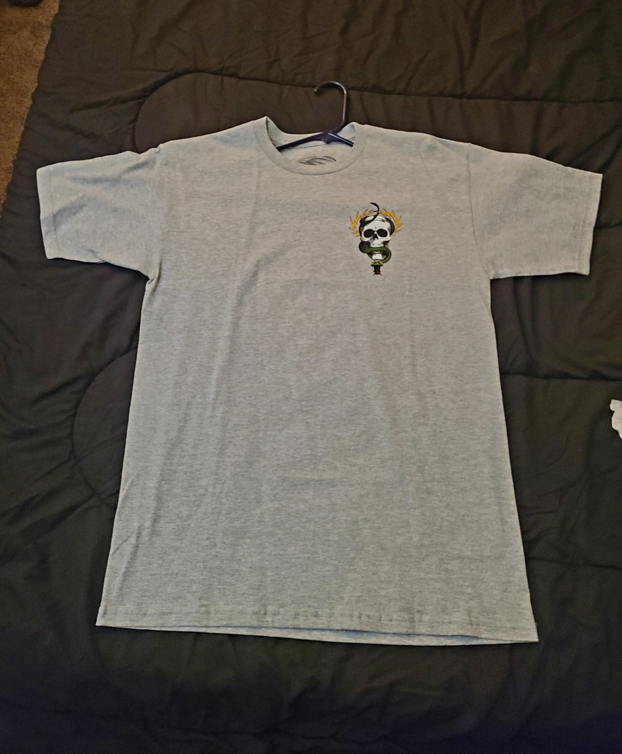 Powell Peralta Mike McGill Skull & Snake T-shirt - Gray/Medium