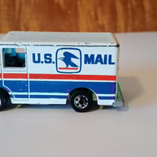 Vintage Hot Wheels 1976 Letter US Mail Truck with doors that open