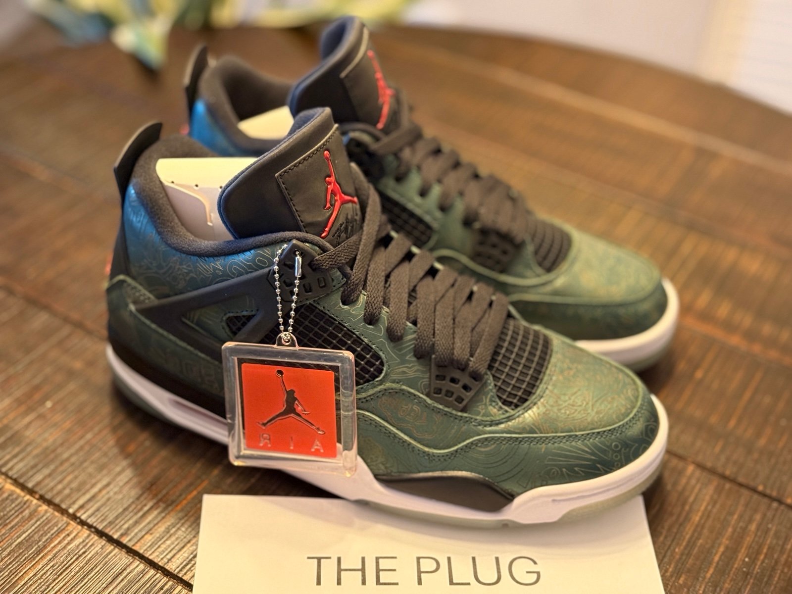 RaRe Air Jordan 4 Green Laser F&F