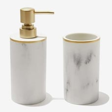 Sunday Citizen faux marble bath set NEW