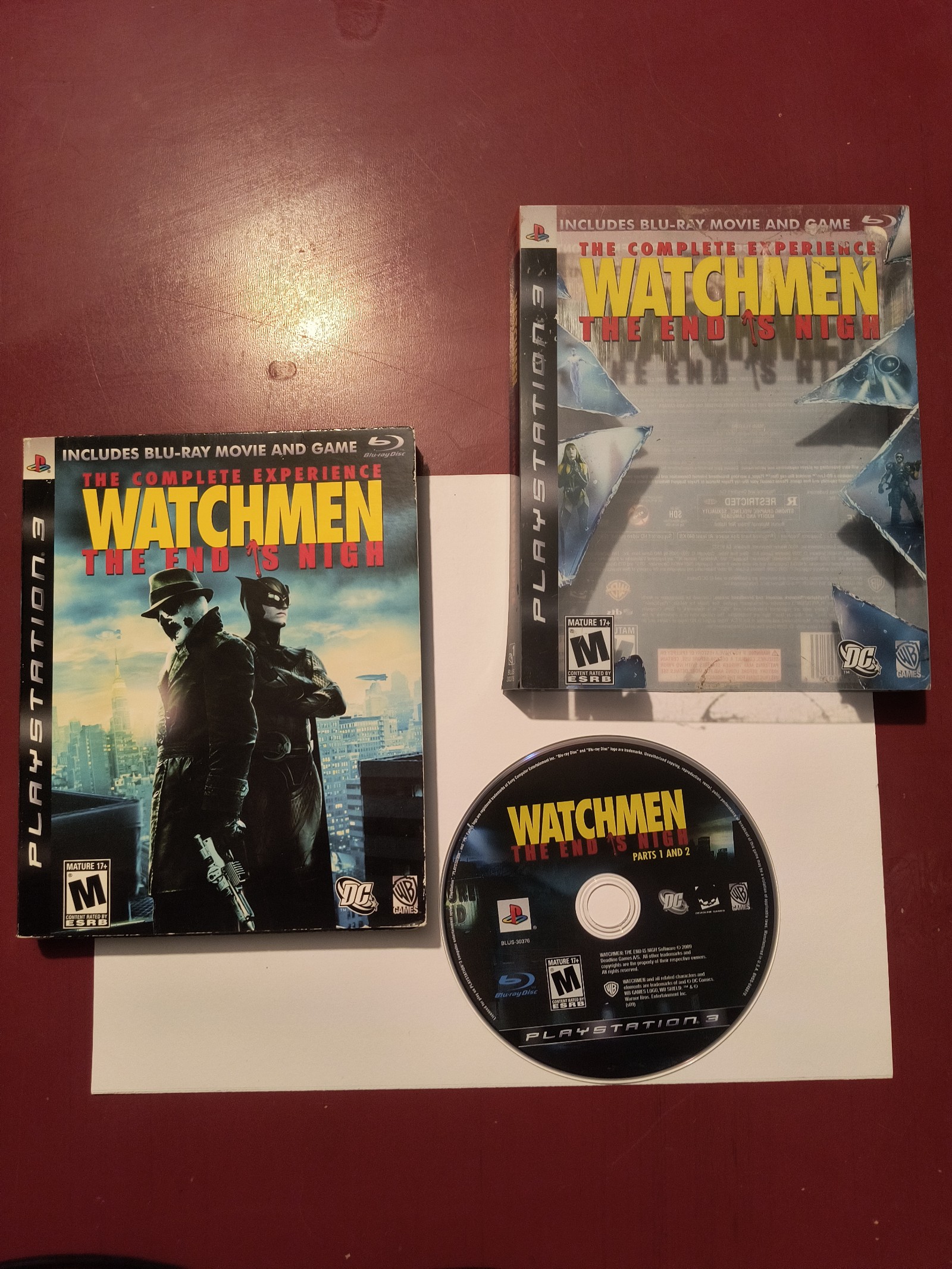 Watchmen The End is Nigh For Sony Playstation 3 PS3 READ