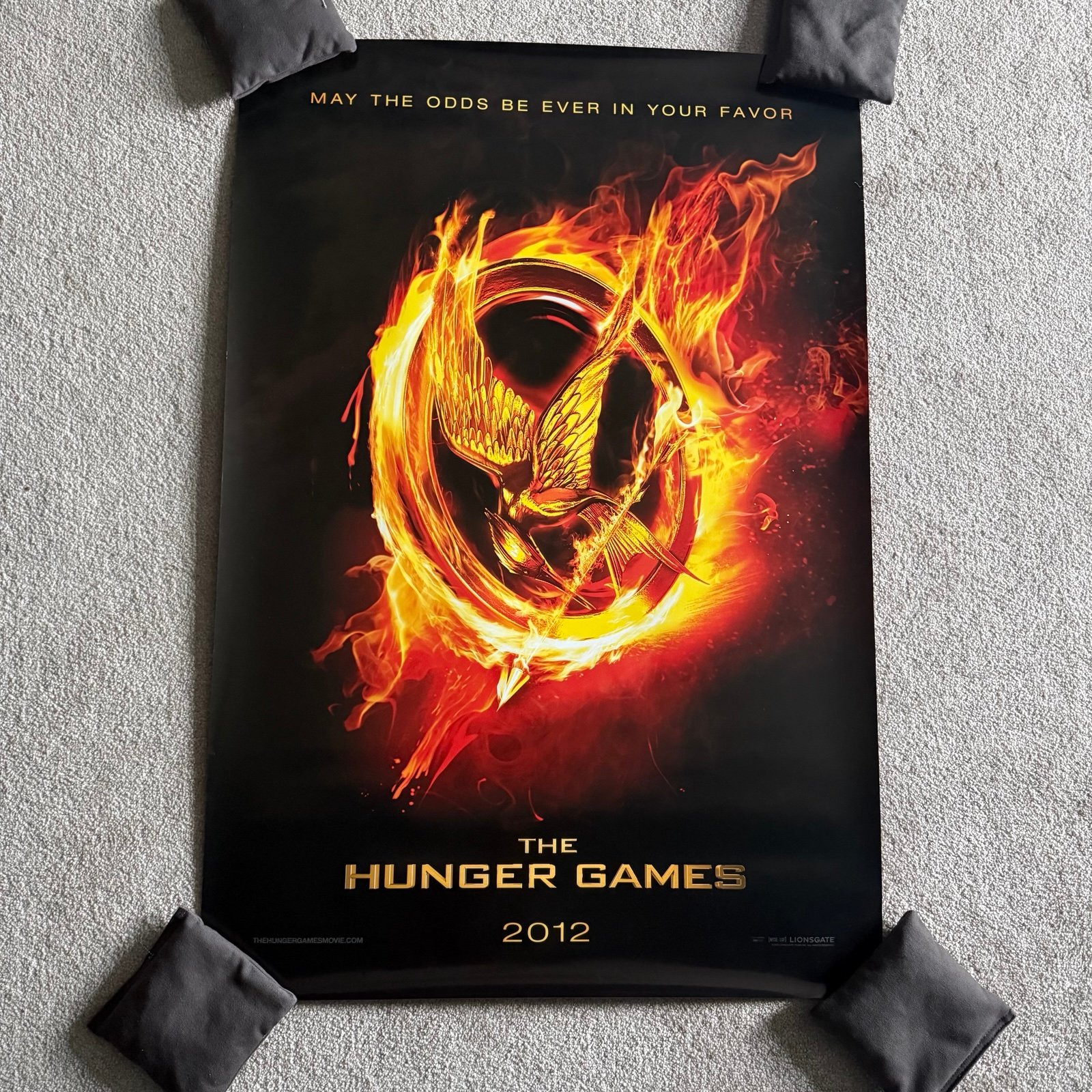 The Hunger Games DS U.S. ONE SHEET ORIGINAL MOVIE POSTER
