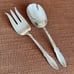 WM Rogers serving spoon and fork