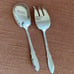 WM Rogers serving spoon and fork