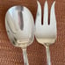 WM Rogers serving spoon and fork