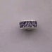 2 NEW Pandora Purple Pavé Clip Charms (Bundle of 2)