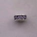 2 NEW Pandora Purple Pavé Clip Charms (Bundle of 2)