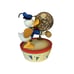 Vtg Disney Mickey Mouse Club Donald Duck with Gong Figure LE 0383-2500 VGC