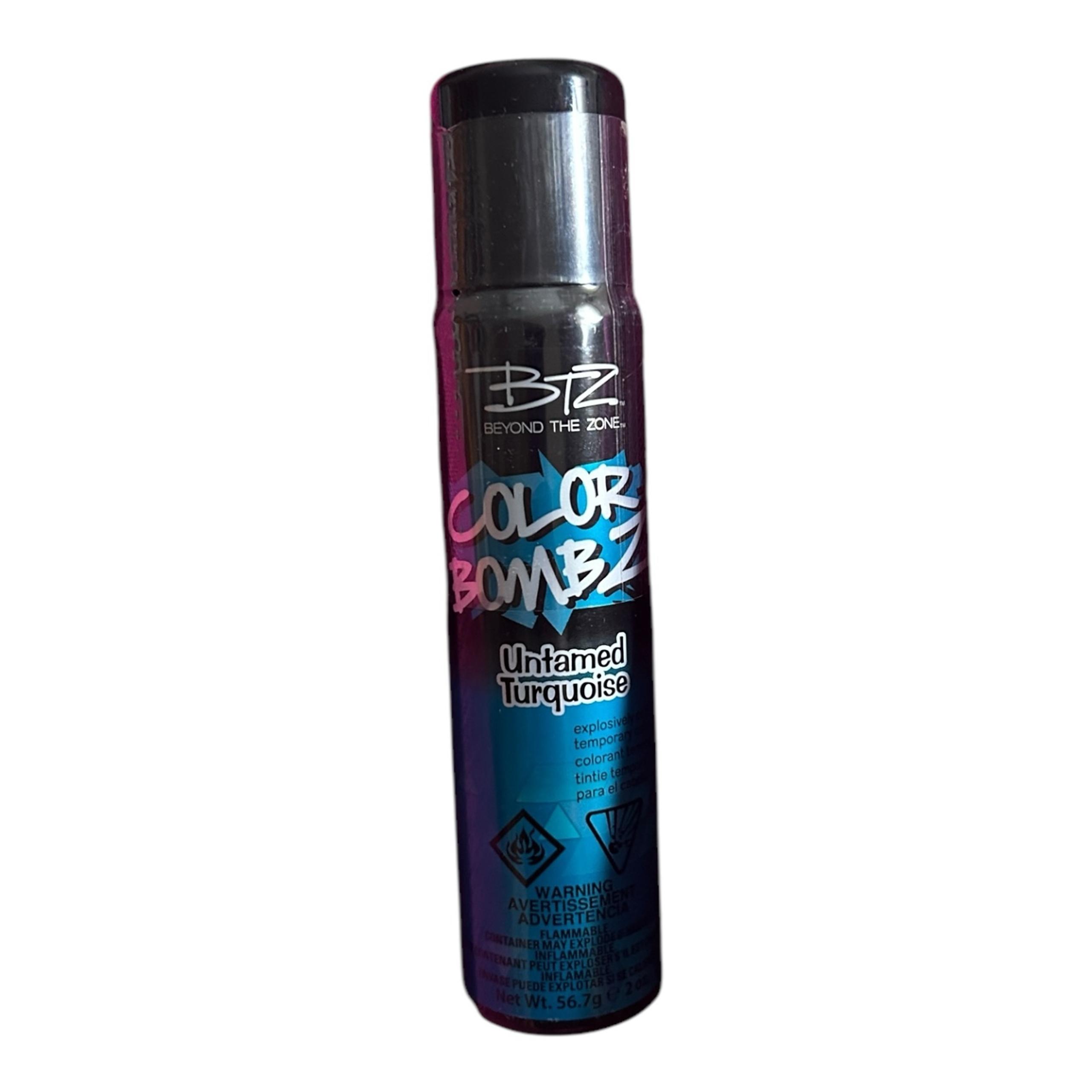 BTZ Beyond the Zone COLOR BOMBZ Untamed Turquoise Temporary Hair Spray Color