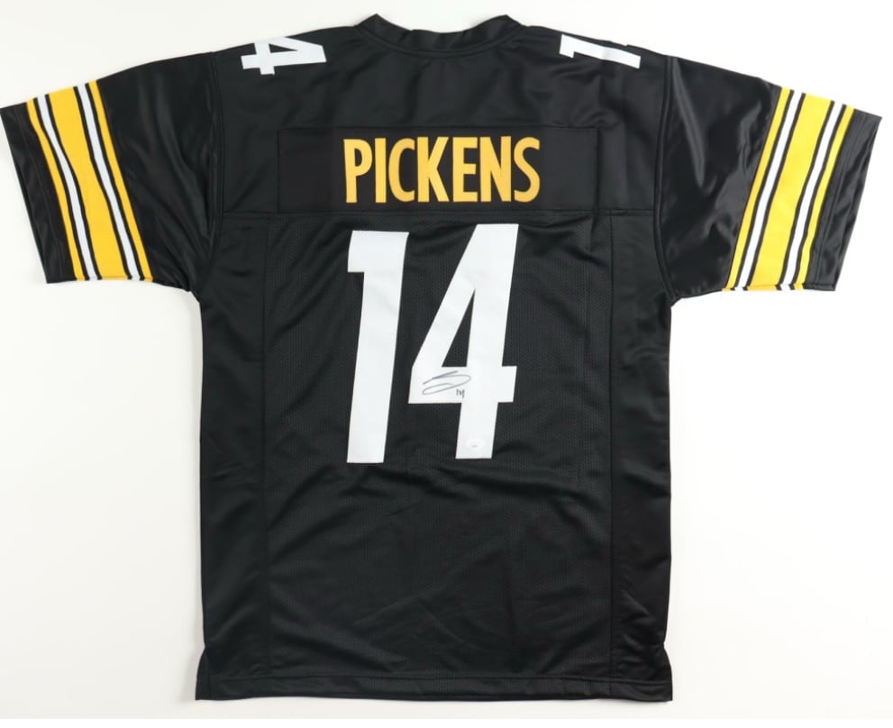 Signed George Pickens Jersey with JSA authentication