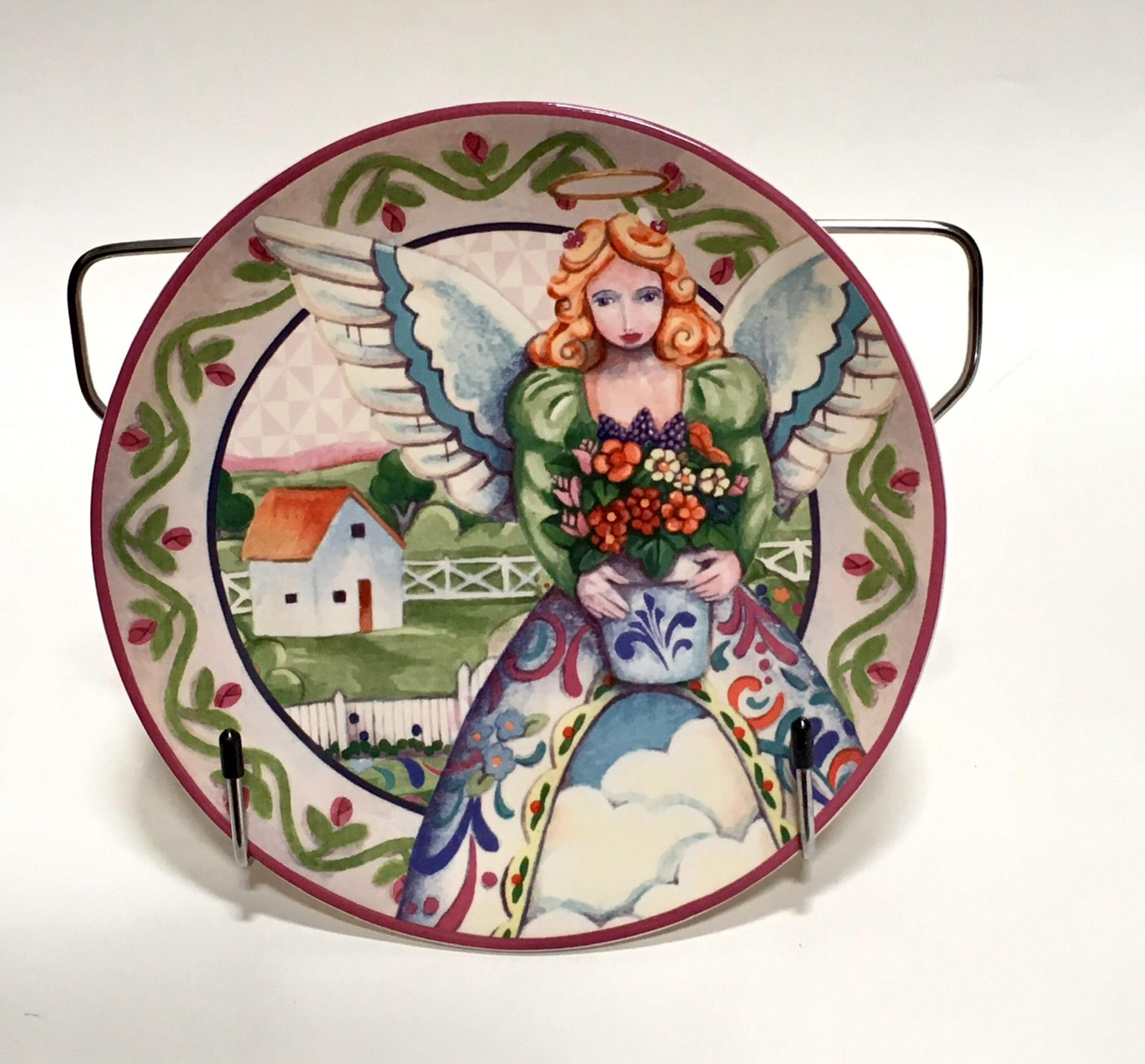 Jim Shore Plate Angel Of Spring