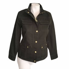 Talbots 2Petite Olive Green Jacket NWOT