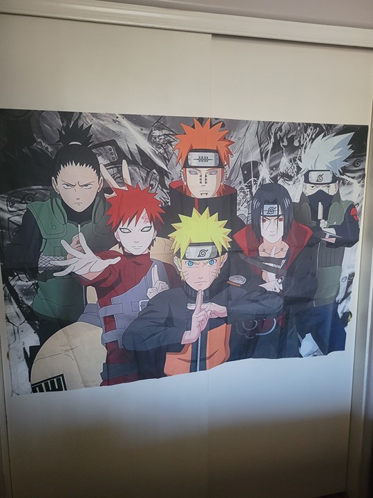 Naruto Anime Nylon Poster Decor 57''x 38''