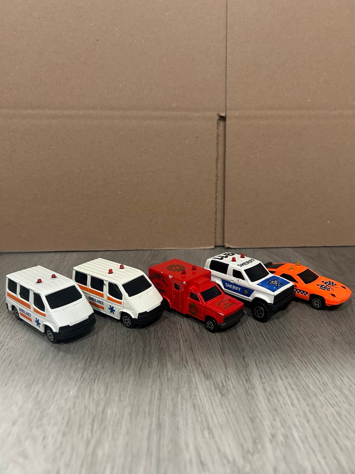 Lot of Vintage Majorette Sonic Flashers Cars