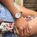 White dial and gold plated watch | Minimalist women's watches
