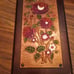 Beautiful mid century wood mounted metallic copper artwork