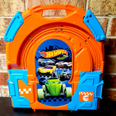 Hot Wheels Carrying Case Slot Car Race Track Set 1:64 Track Tested.