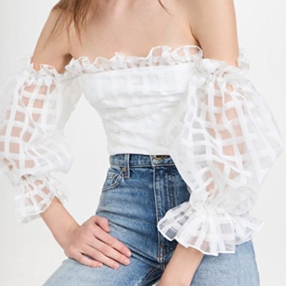 Amanda Uprichard Lynda Thong Bodysuit - Size Small