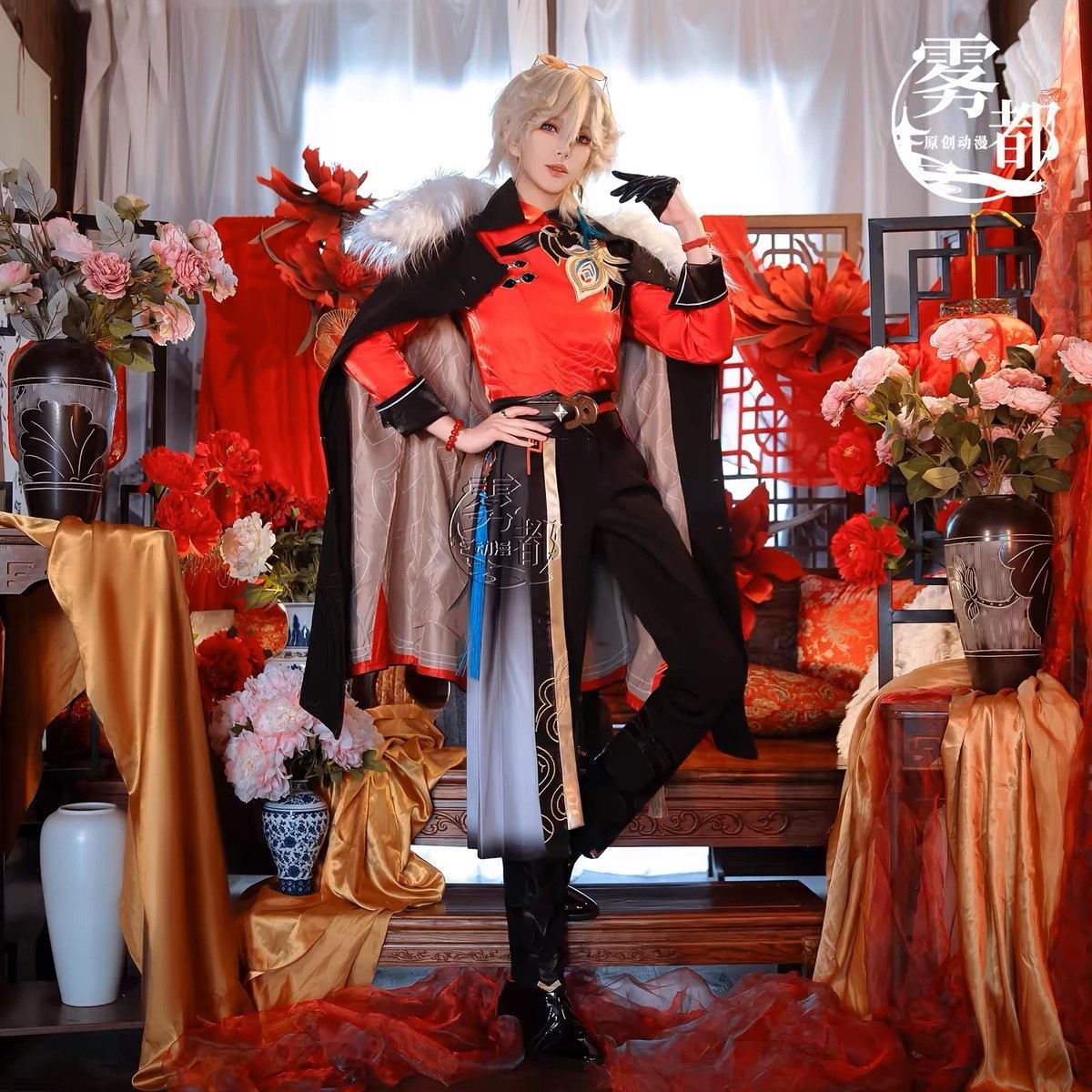 HSR aventurine cosplay costume Chinese new year
