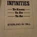 The Three Infinities