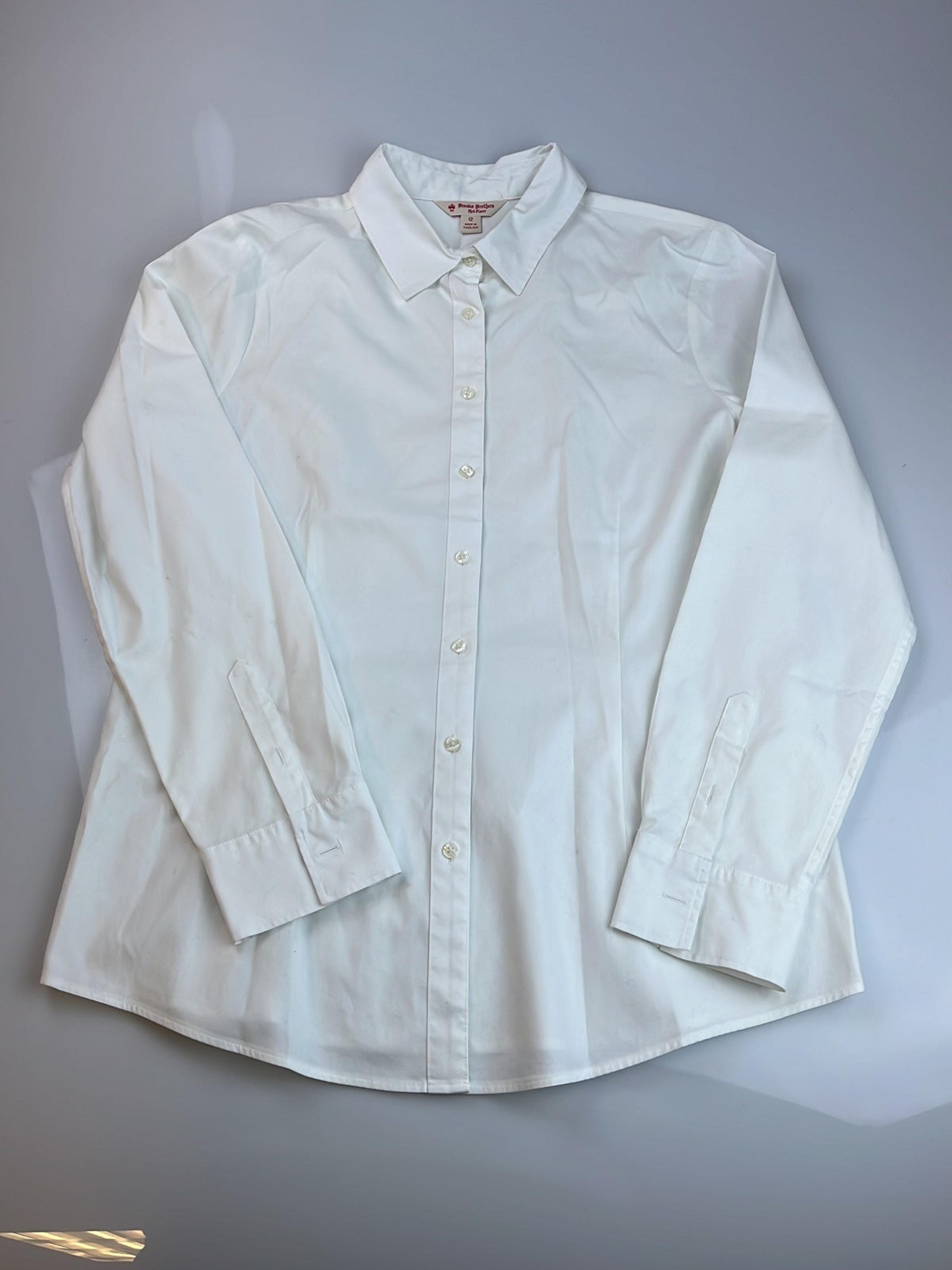 Brooks Brothers Red Fleece White Button Down Dress Shirt S20-37