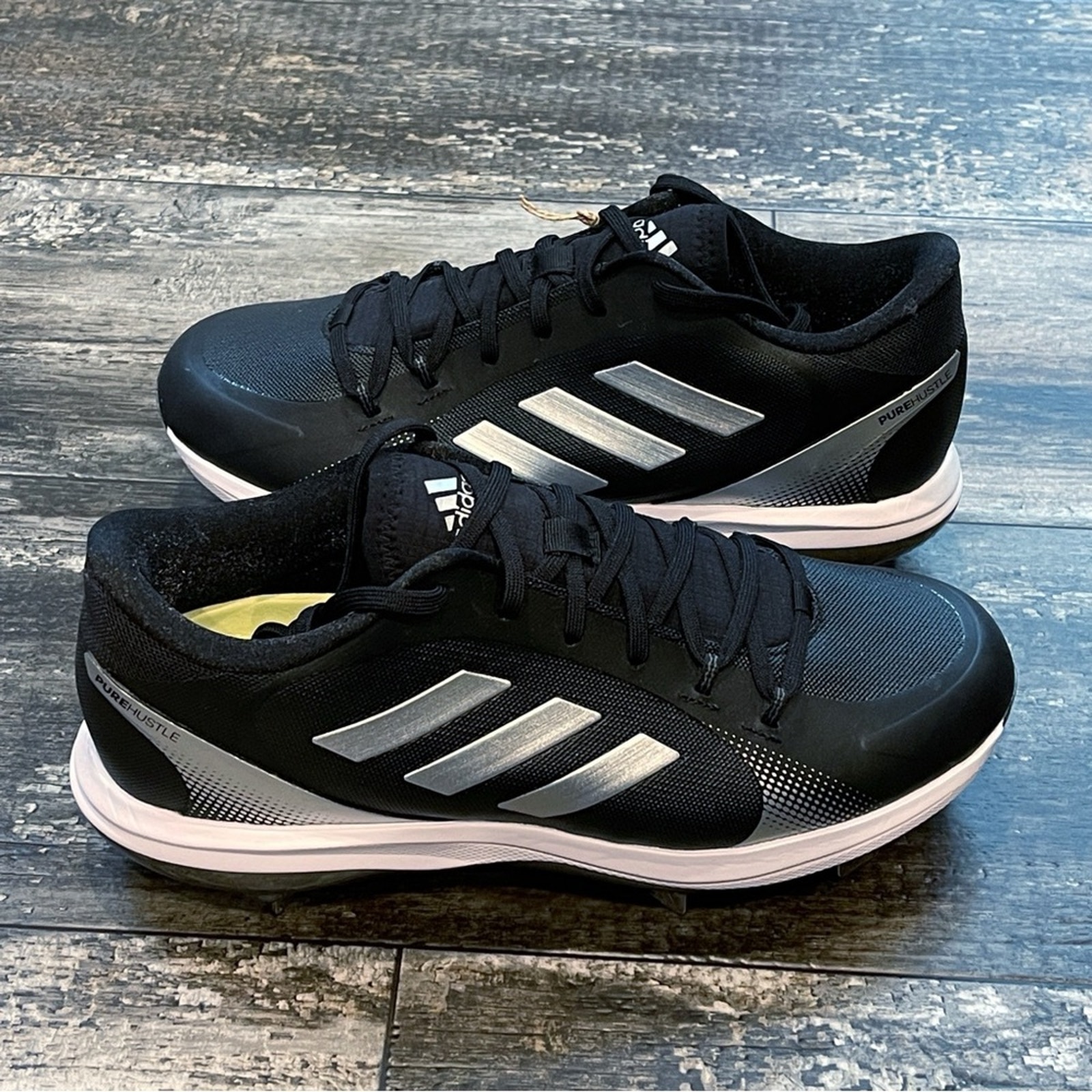 Adidas PureHustle 2 Softball Metal Cleats Womens Size 9.5 H00984 NWT