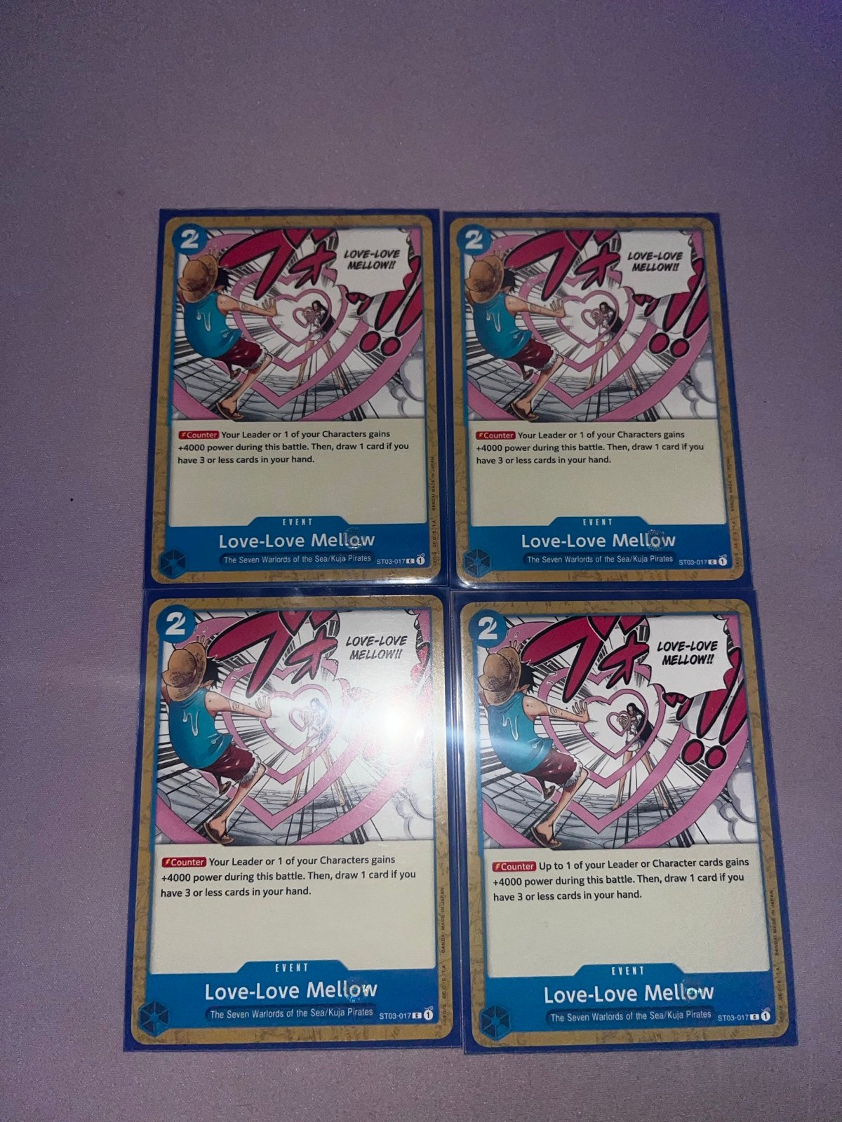 One piece tcg love love mellow playset