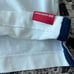 Nike size M James Jarvis collab England white polo with stitched numbers & patch
