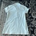 Nike size M James Jarvis collab England white polo with stitched numbers & patch