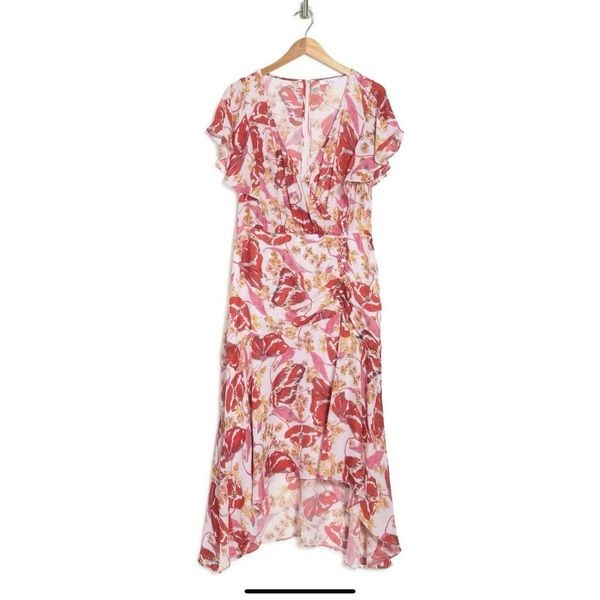 PARKER VIVI SILK MIDI DRESS
