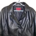 Excelled Collections Woman's Black 3 Button 100% Leather Jacket Coat Size XL